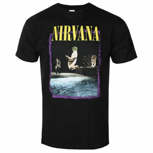 Tričko metal ROCK OFF Nirvana Stage Jump černá M