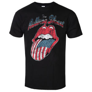 tričko metal ROCK OFF Rolling Stones Tour Of America 78 černá S