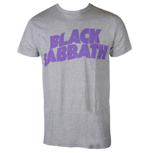 Tričko metal BRAVADO Black Sabbath PURPLE LGO T GRY černá