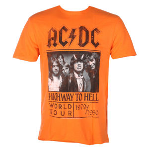 tričko pánské AC/DC - HIGHWAY TO HELL TOUR - ORANGE CRUSH - AMPLIFIED - ZAV210B10-1 XS