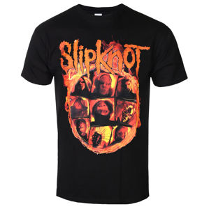 Tričko metal BRAVADO Slipknot WANYK FIRE černá